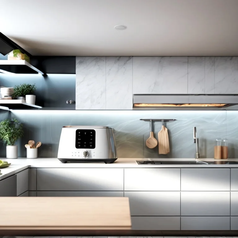 Close-up ToastMira Toaster mit KI Technik